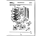 Frigidaire FFU17D9AW1 system and electrical parts diagram