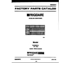 Frigidaire FAC063S7A1 front cover diagram