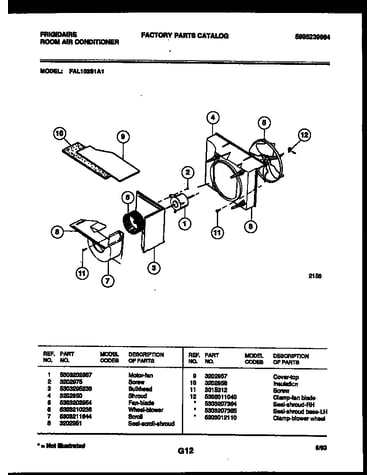 Air handling parts