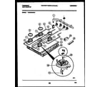 Frigidaire FGC3X4XABA burner parts diagram