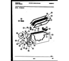Frigidaire FFC18M1AW1 chest freezer parts diagram