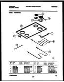 Cooktop and broiler parts