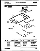 Cooktop and broiler parts