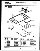 Cooktop and broiler parts