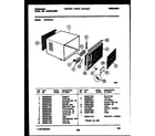 Frigidaire FAV157S1A1 cabinet parts diagram