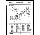 Frigidaire FAV157S1A1 air handling parts diagram