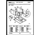 Frigidaire FAV157S1A1 system parts diagram