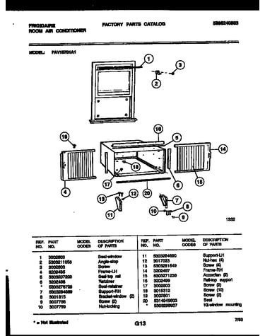 Window mounting parts