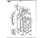 Frigidaire FRT24XHAW0 door parts diagram