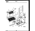 Frigidaire FRT24XHAB0 system and automatic defrost parts diagram