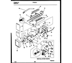 Frigidaire FRT24XHAB0 ice maker and installation parts diagram