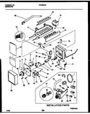 Ice maker and installation parts