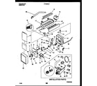 Frigidaire FRT24XHAW0 ice maker and installation parts diagram