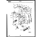 Frigidaire FRT24WRAW0 cabinet parts diagram