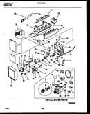 Ice maker and installation parts