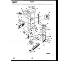 Frigidaire FRS24WHAD0 cabinet parts diagram