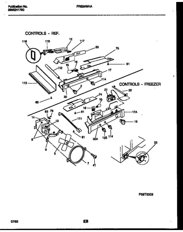 Refrigerator control assembly, damper control assembly and f