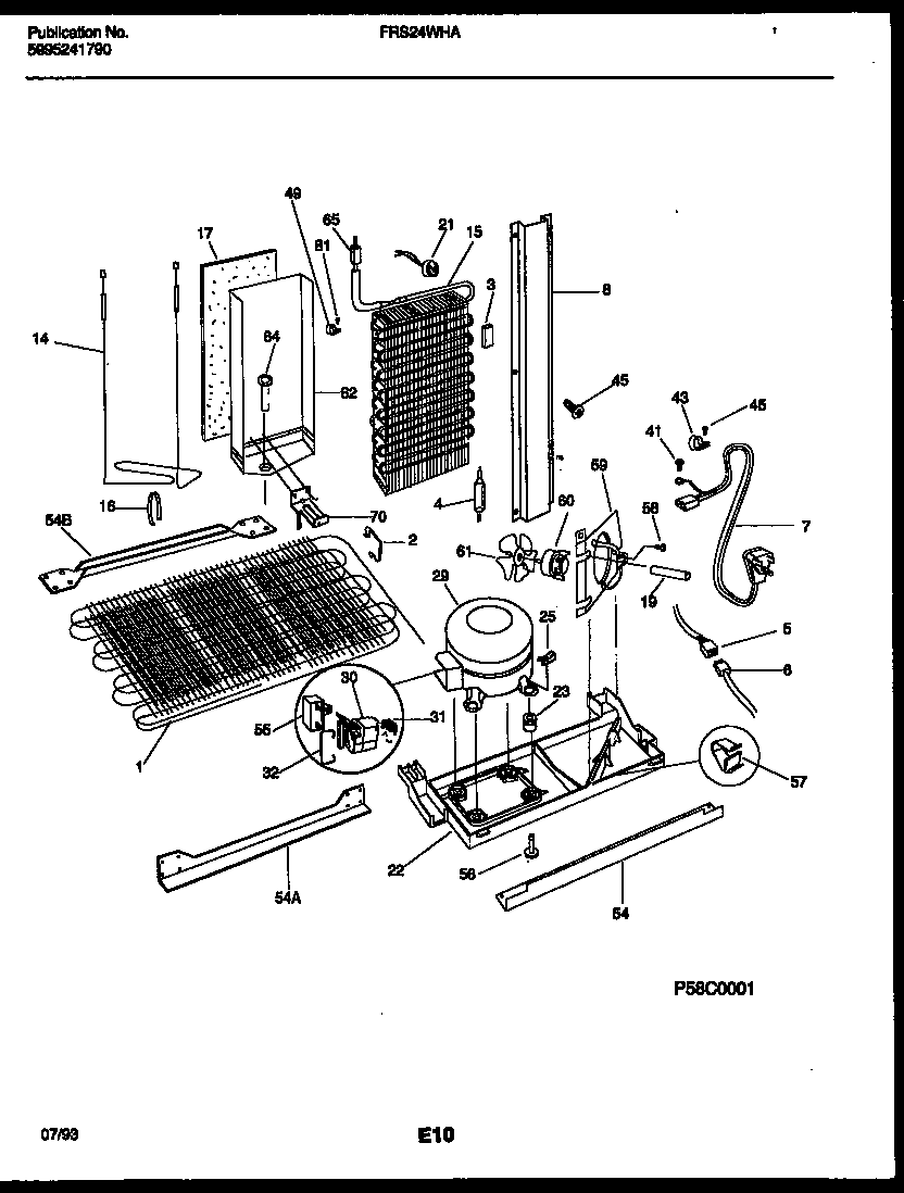 System and automatic defrost parts