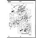 Frigidaire FRS24WHAD0 ice maker and installation parts diagram