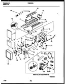 Ice maker and installation parts