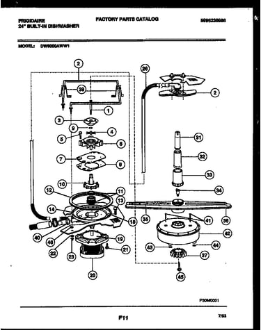 Motor pump parts