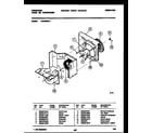 Frigidaire FAC053S7A1 air handling parts diagram