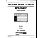 Frigidaire FAC073S7A1 front cover diagram