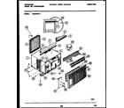 Frigidaire FAC073S7A1 cabinet parts diagram