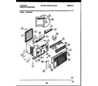 Frigidaire FAC053S7A2 cabinet parts diagram