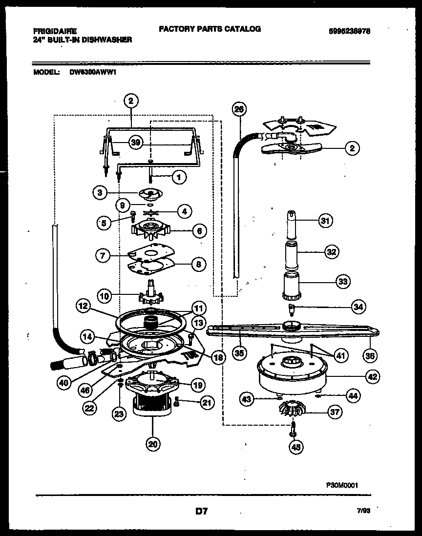 Motor pump parts