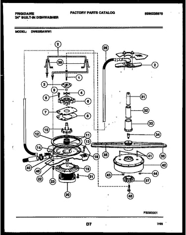 Motor pump parts