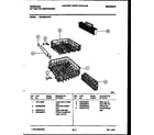 Frigidaire DW6300AWW1 racks and trays diagram
