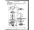 Frigidaire DW6500AWW1 motor pump parts diagram