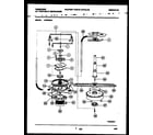 Frigidaire DW6250A1 motor pump parts diagram