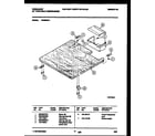 Frigidaire DW6250A1 top parts diagram
