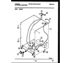 Frigidaire DW6250A1 cabinet parts diagram