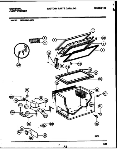 Chest freezer parts
