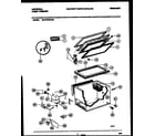 Universal/Multiflex (Frigidaire) MFC07M2AW0 chest freezer parts diagram