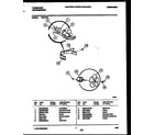 Frigidaire FED15P2 air control parts diagram