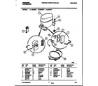 Frigidaire FED25P2 compressor parts diagram