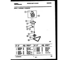 White-Westinghouse TC500AWW0 motor and drive parts diagram