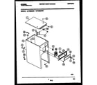 Kelvinator TC500AWW0 cabinet parts diagram