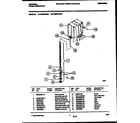 Kelvinator TC500ABD0 screw-power and ram assembly diagram