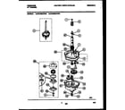 Frigidaire WA3900AWW2 transmission parts diagram