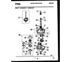 Frigidaire WA5800ADD2 transmission parts diagram