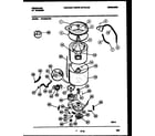 Frigidaire WA6520AL2 tub detail diagram