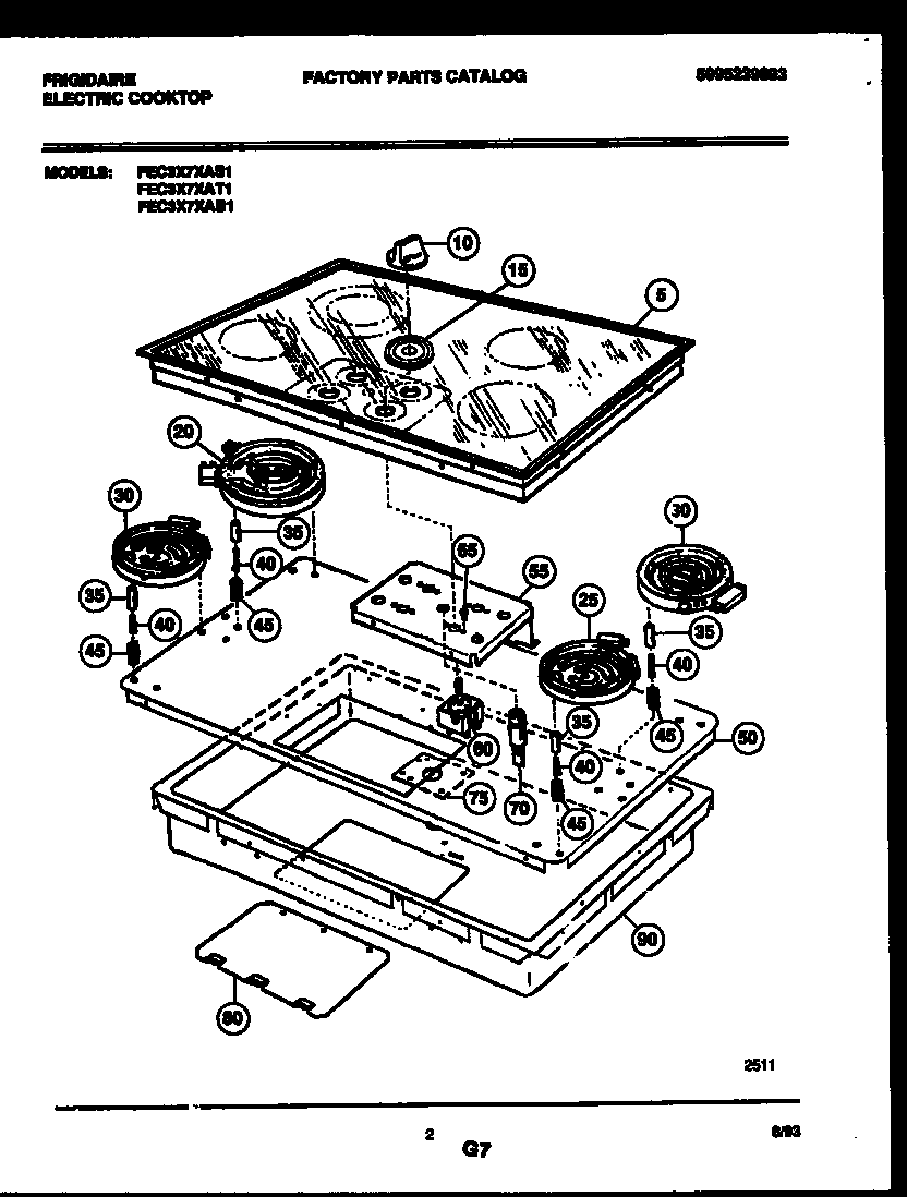 Cooktop parts