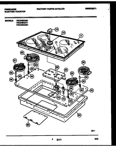 Cooktop parts