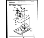 Frigidaire FEC6X6XAW2 cooktop parts diagram