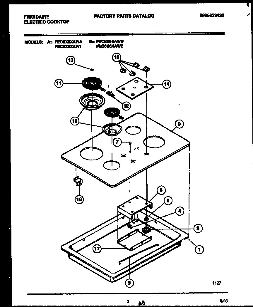 Cooktop parts
